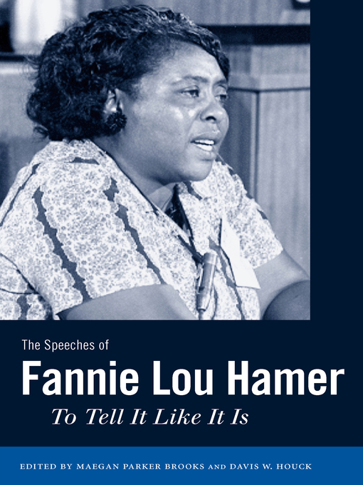 Title details for The Speeches of Fannie Lou Hamer by Maegan Parker Brooks - Available